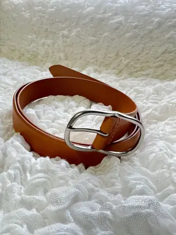 [ 새상품급 ] ETRE TOKYO 브래스 버클 가죽 벨트