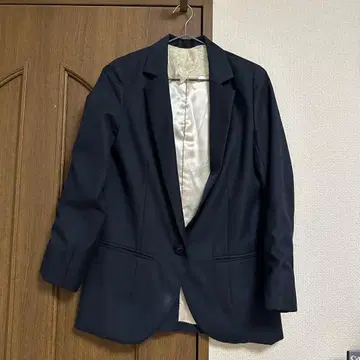 네이비 테일러드 자켓