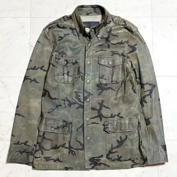 ISAMU KATAYAMA BACKLASH 피그 가죽 자켓 카모플라주