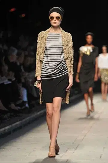 귀중한 새상품 DRIES VAN NOTEN 2009ss 골드 가디건