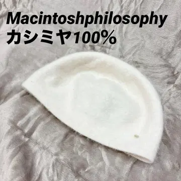 Macintoshphilosophy 캐시미어 100% 니트 모자