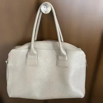 FURLA 가죽 토트백 라이트 그레이