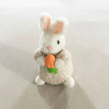 당근 토끼 레트로 봉제 인형
