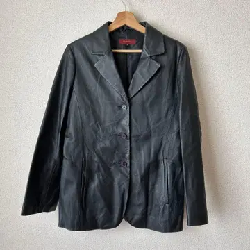 LORITTI 블랙 가죽 자켓 사이즈 9