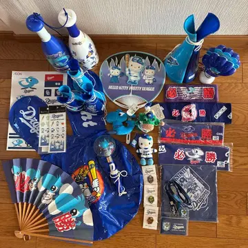 헬로키티 주니치 드래곤즈 굿즈 세트