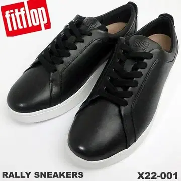 새상품 핏플랍 여성용 스니커즈 블랙 24cm 안쪽 베이지