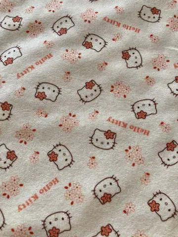 초레어! 레어! 헬로키티 조각 원단