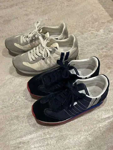 패트릭 스니커즈 그레이 네이비 2족 세트