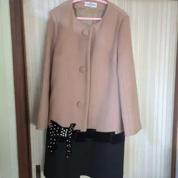 비스콘티 리본 코트