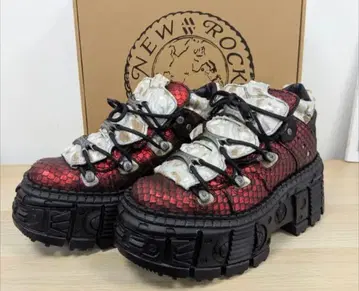 NEW ROCK 통굽 부츠