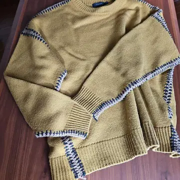 레이지블루 머스타드 니트 스웨터 L 사이즈