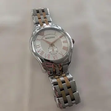 최종 가격 인하 351 EMPORIO ARMANI 손목시계 실버/로즈