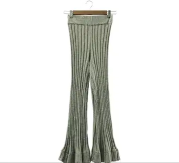 데밀리 리브 니트 팬츠 니트 팬츠