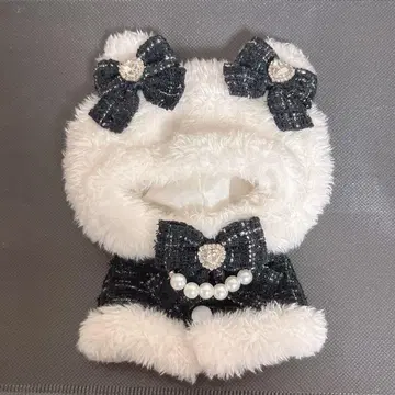 앙크루즈 반짝이는 트위드 인형 의류