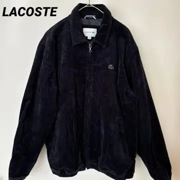 LACOSTE 라코스테 코듀로이 남성용 탄력 해링턴 자켓