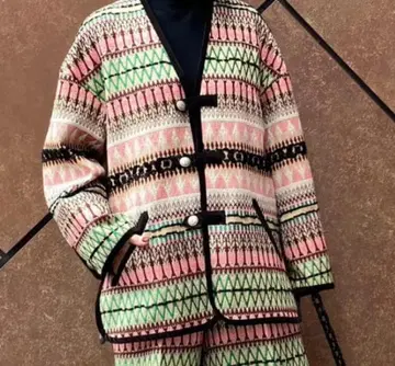 마리아 켄트 이컷 자카드 자켓