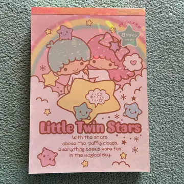 산리오 헤이세이 디자인 메모 키키라라 8 패턴 리틀트윈스타