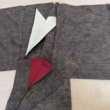 그레이 계열 꽃무늬  기모노