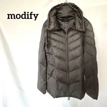modifiy 퀼팅 자켓 L 다크 그레이 아우터