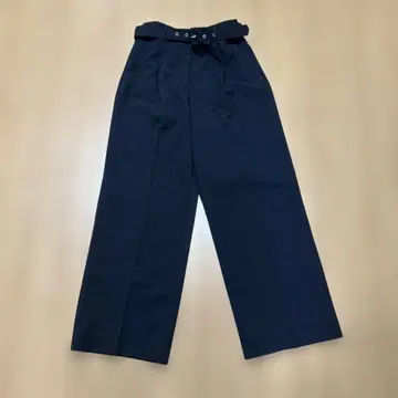 ZARA 블랙 와이드 팬츠 벨트 포함 XS 새상품