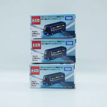 토미카 모빌리티 쇼 2025 No.8 미쓰비시 후소 에어로 퀸 3대 세트