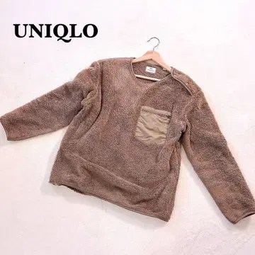 유니클로 UNIQLO 엔지니어드 가먼츠 니트 스웨터 M 브라운