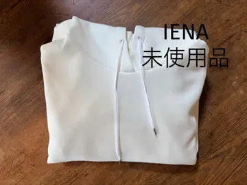 IENA 베어W 니트 컴팩트 후디 미사용 화이트