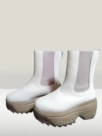 특가! FILA 사이드 고어 부츠 우먼 통굽 25cm 새상품급!