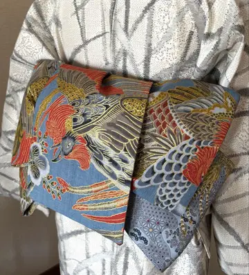 어른용 헤코 오비 봉황 양면