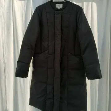 PECA 블랙 롱 다운 자켓 사이즈 9