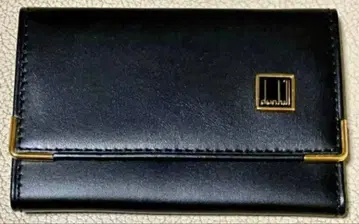 dunhill 블랙 가죽 키케이스