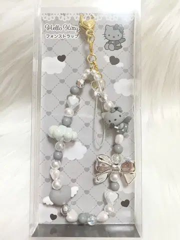 산리오 폰 스트랩 헬로키티 블랙엔젤 블랙키티