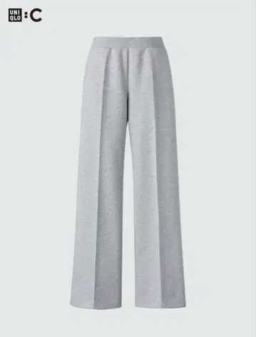 UNIQLOc 맨투맨 스트레이트 팬츠 그레이 S