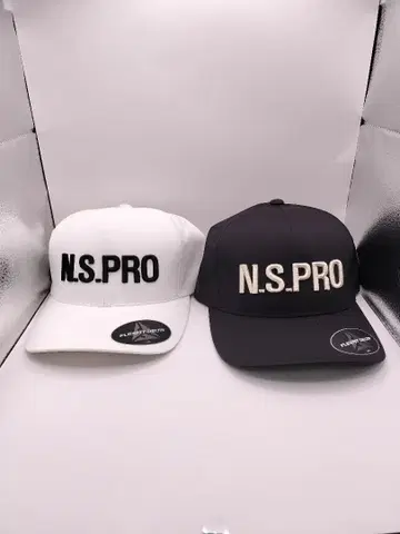 N.S.PRO 캡 블랙 화이트 2종 세트
