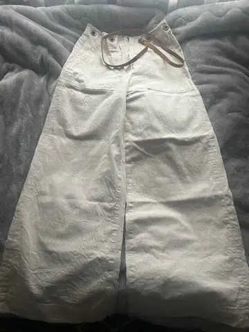 JOHNBULL 청바지 데님 화이트 M 젬블