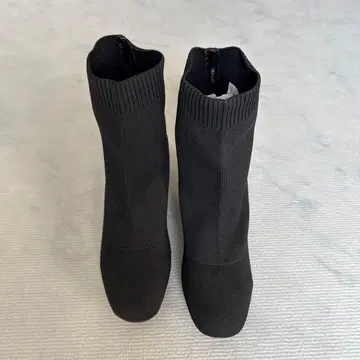 RANDA 블랙 니트 부티