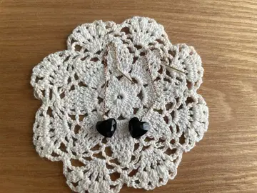 아메리칸 귀걸이 K10 오닉스