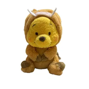 디즈니 스토어 한정판 간지 돼지띠 푸우 봉제 인형 S 사이즈