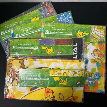 포켓몬 제일복권 타월 5장 세트 미개봉 새상품