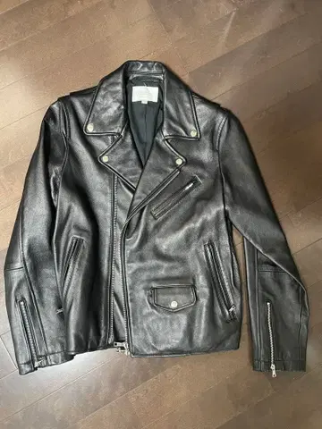 유나이티드 애로우즈 여성용 더블 라이더스 램 가죽 자켓