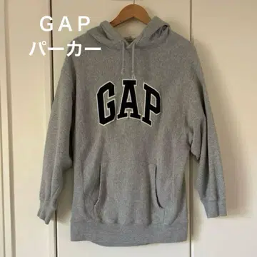GAP 후드 부착 후드티 그레이
