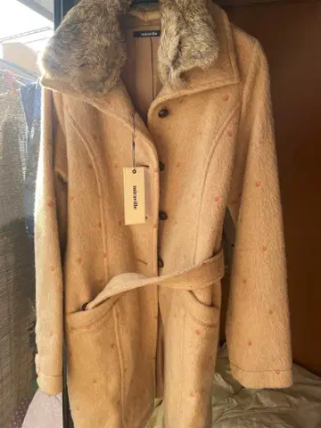 miraville 베이지 롱 코트 M