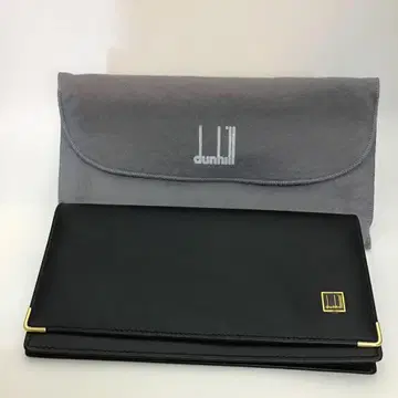DUNHIL 던힐 옥스퍼드 블랙 가죽 마감 장지갑