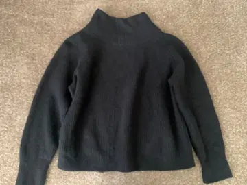 두지엠 클라세 하이넥 니트 블랙