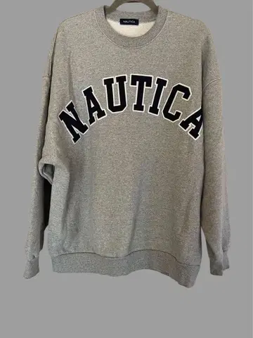 [ NAUTICA ] 그레이 맨투맨 트레이닝복 남성용