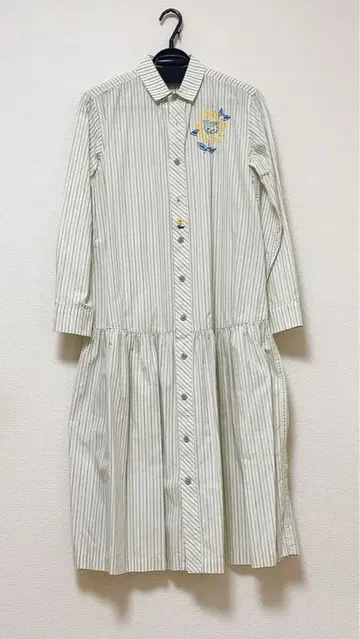 네넷 ne-net 스트라이프 긴팔 셔츠 원피스