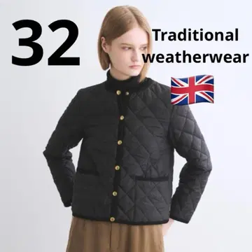 Traditional Weatherwear 블랙 아크리 퀼팅