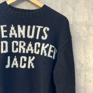 BEAMS BOY 메시지 니트 스웨터