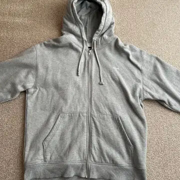 huf 그레이 집업 후드티