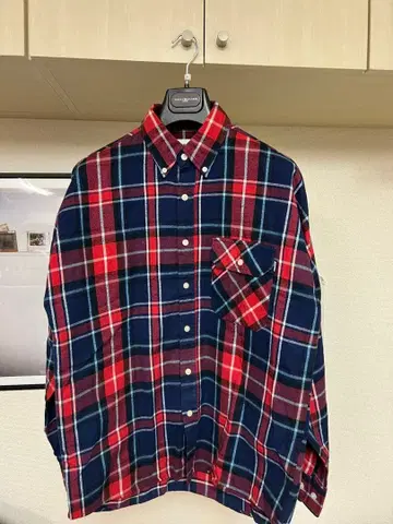 Palace 체크 무늬 플란넬 셔츠 S